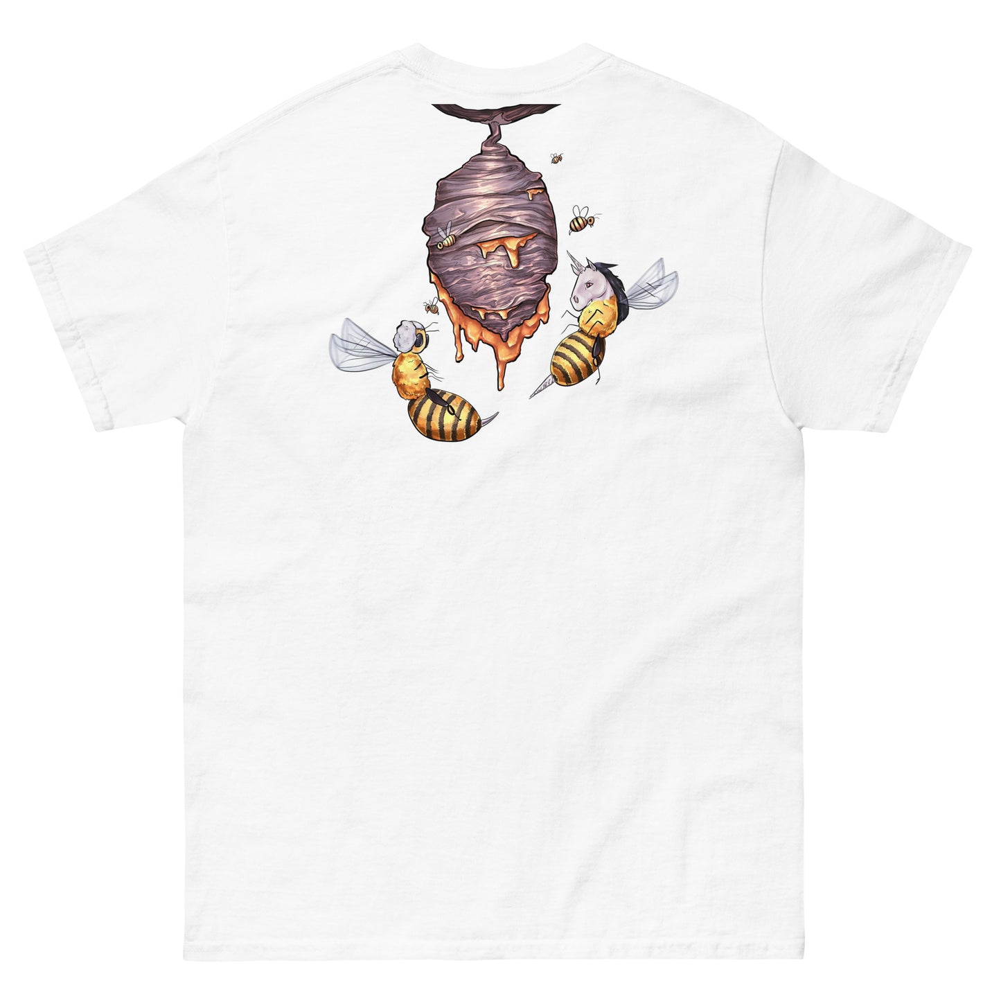 Honigwabe - Bienenstock - T-Shirt