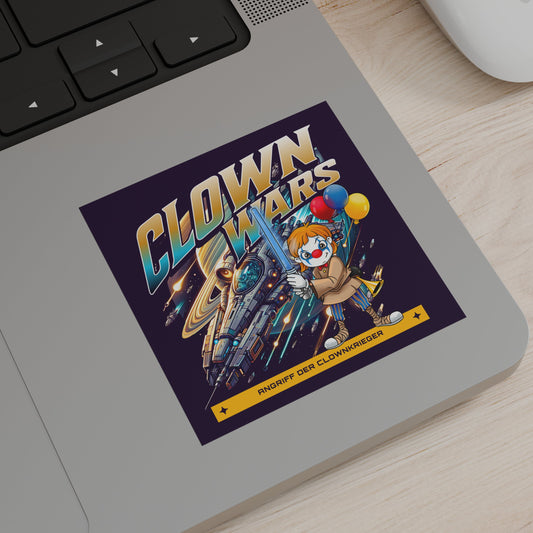 🔥 Clown Wars Sticker 9,8 x 9,8 cm (Wetterfest)