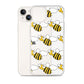 Honeycomb - Bee Case iPhone Transparent - Phone Case