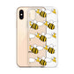 Honeycomb - Bee Case iPhone Transparent - Phone Case