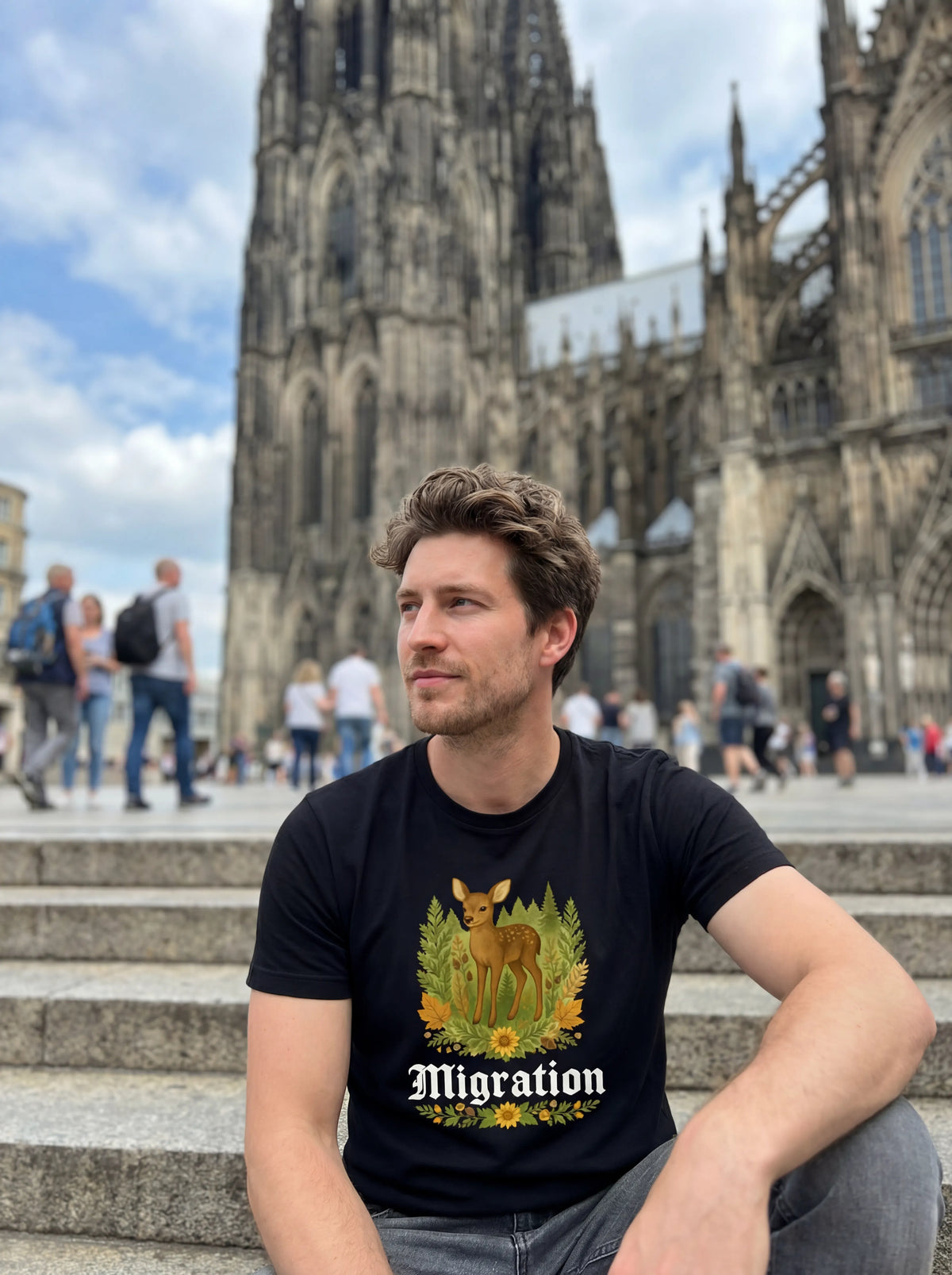 Binnerwear - Rehmigration dunkel - Unisex T-Shirt