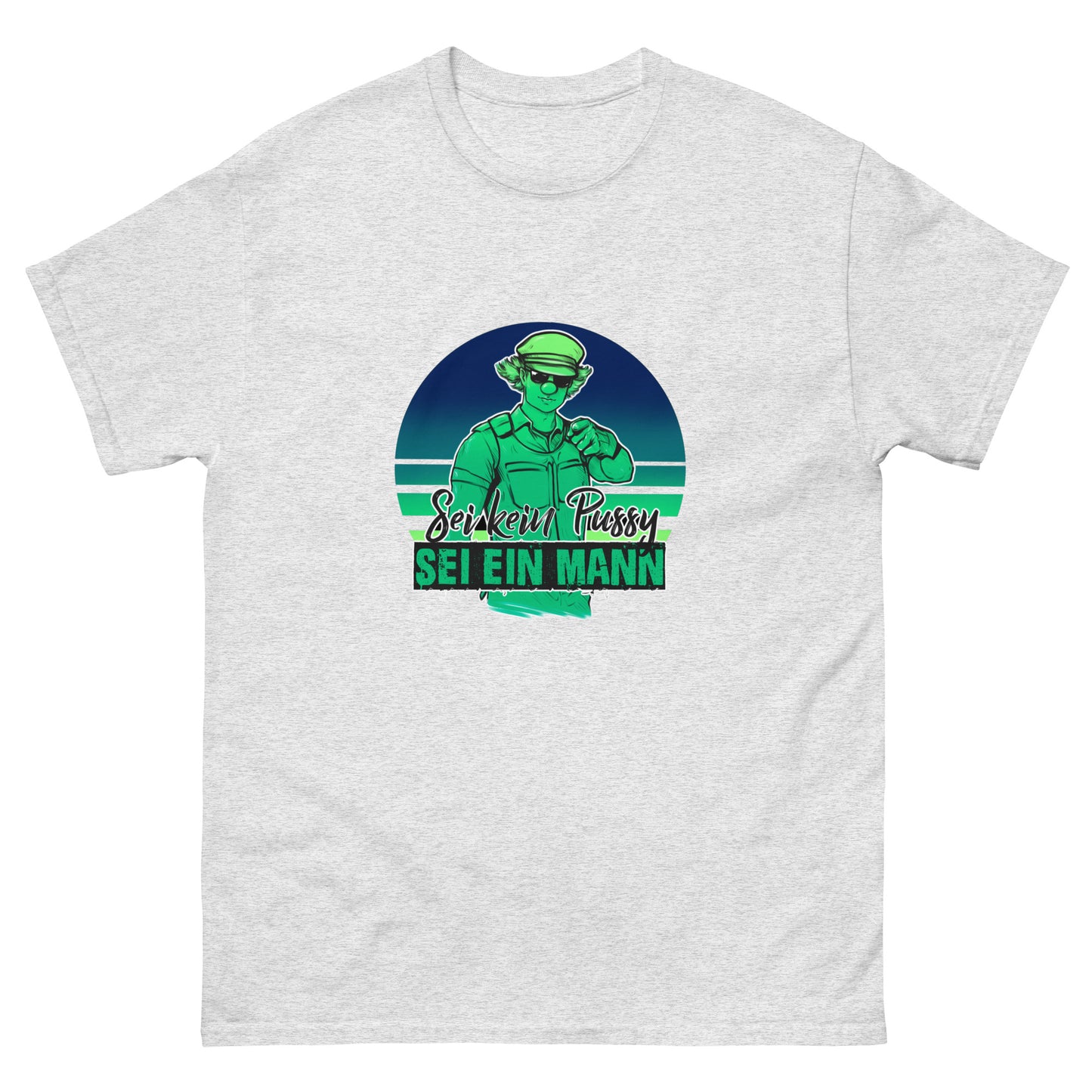 Pussypolizei T-Shirt [Grüner Print]