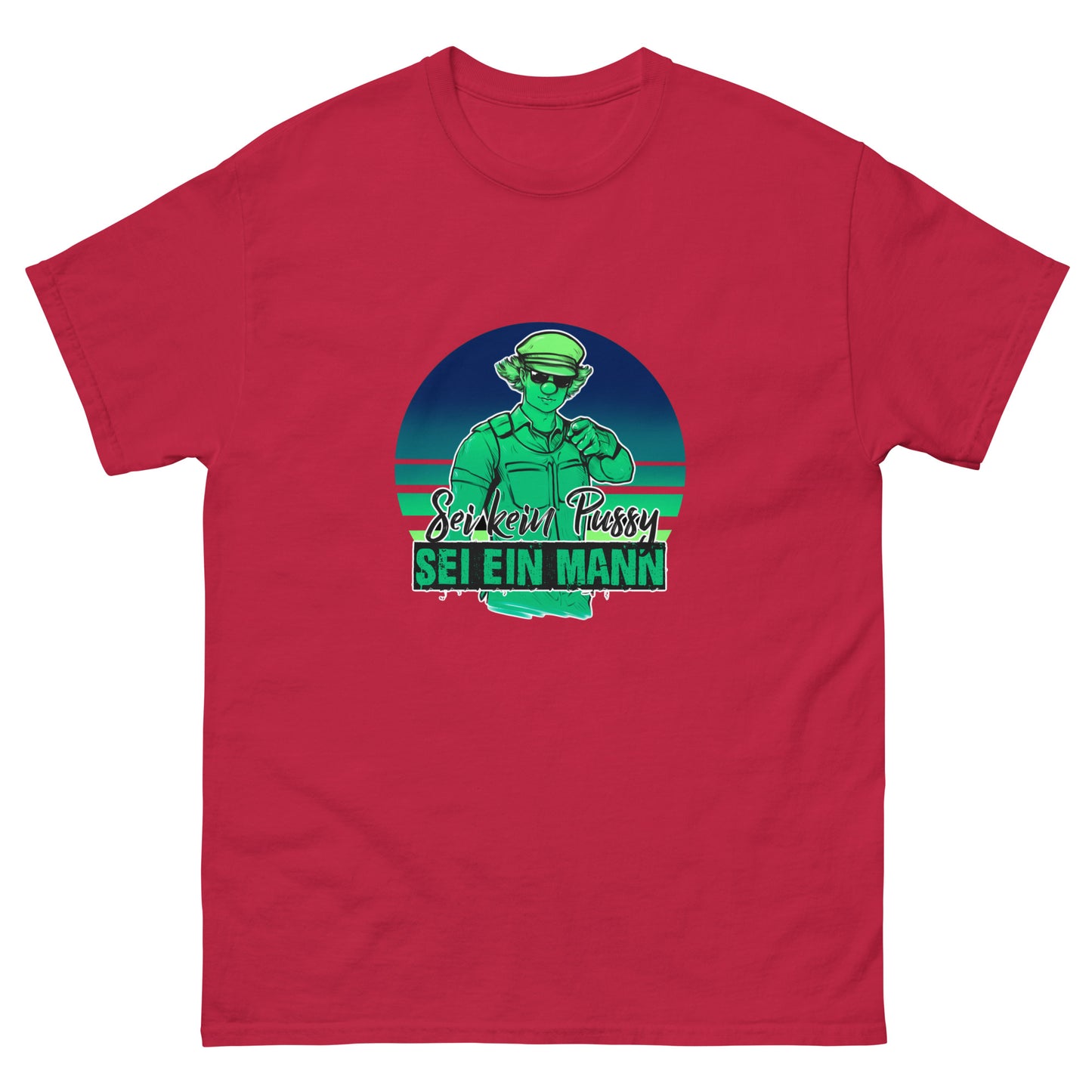 Pussypolizei T-Shirt [Grüner Print]