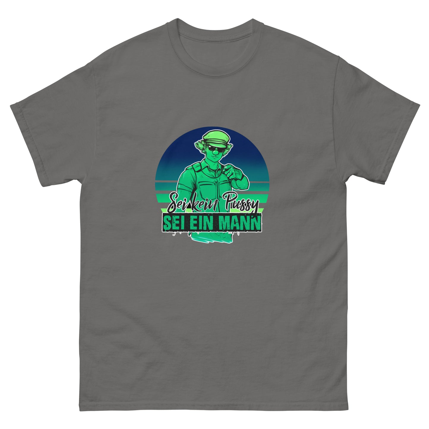 Pussypolizei T-Shirt [Grüner Print]