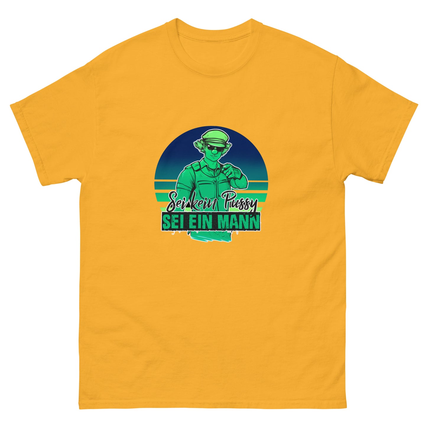 Pussypolizei T-Shirt [Grüner Print]