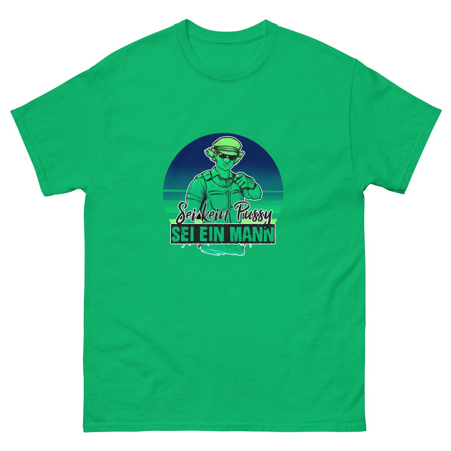 Pussypolizei T-Shirt [Grüner Print]