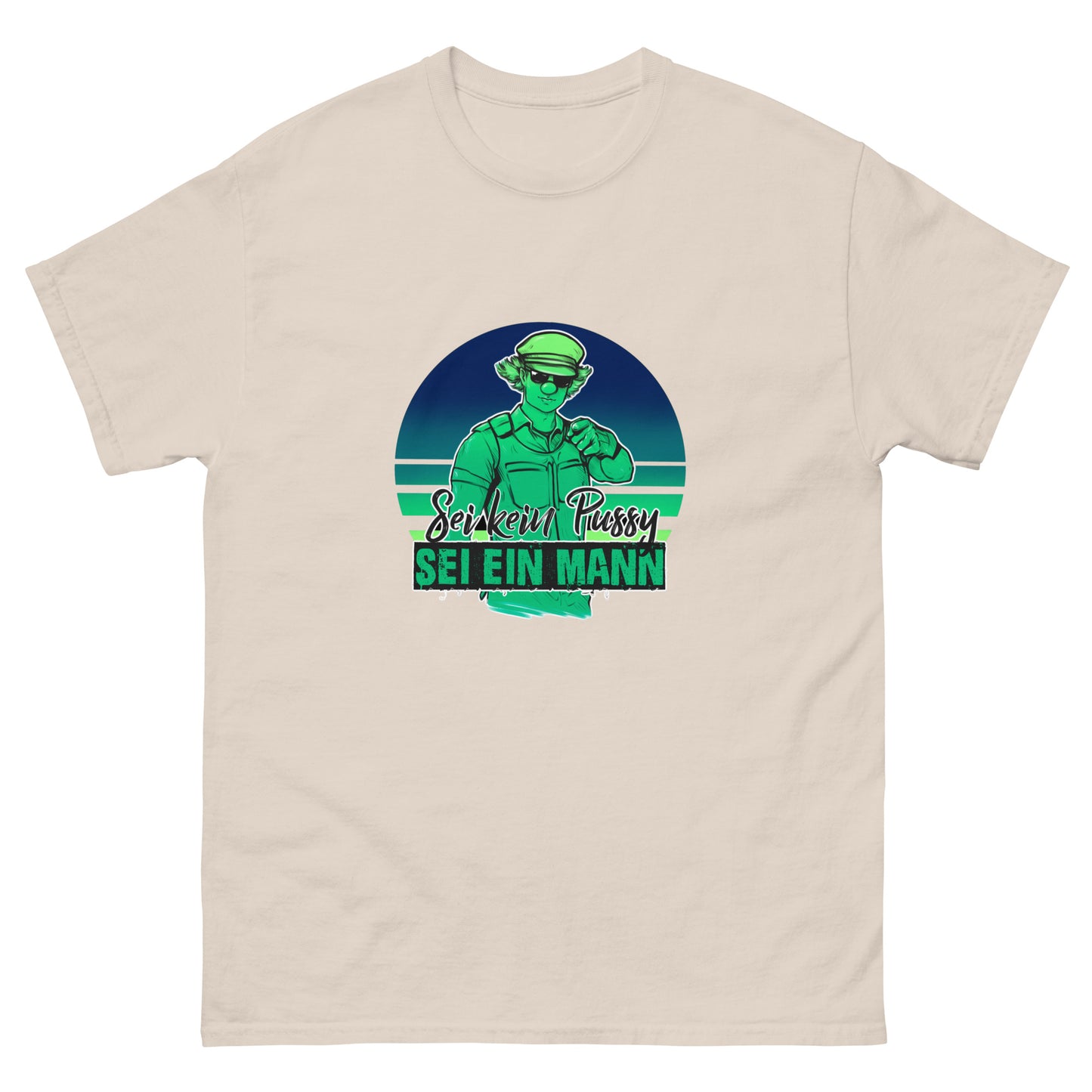 Pussypolizei T-Shirt [Grüner Print]