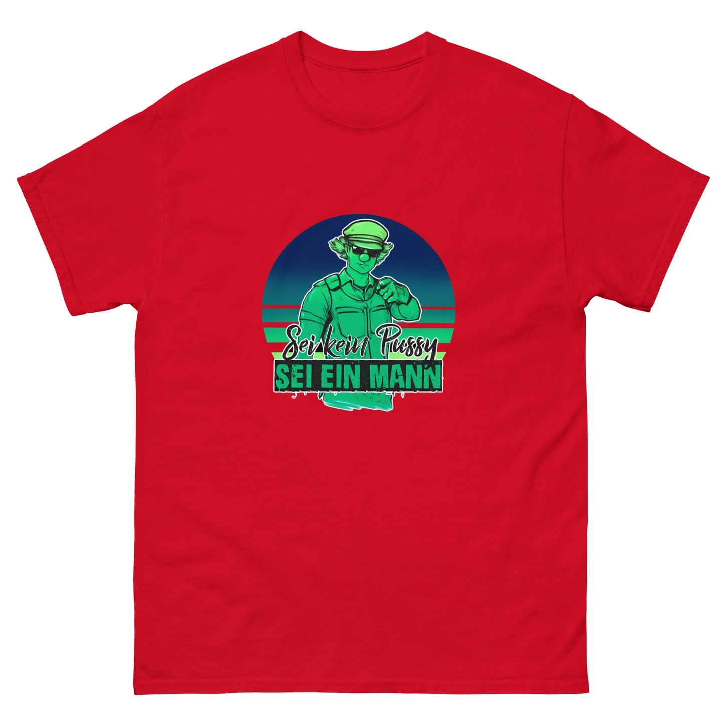 Pussypolizei T-Shirt [Grüner Print]
