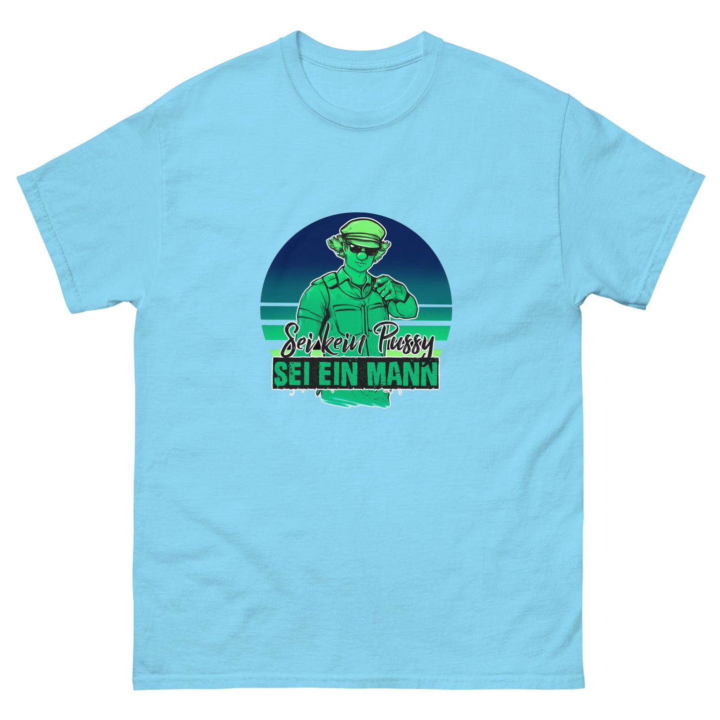 Pussypolizei T-Shirt [Grüner Print]