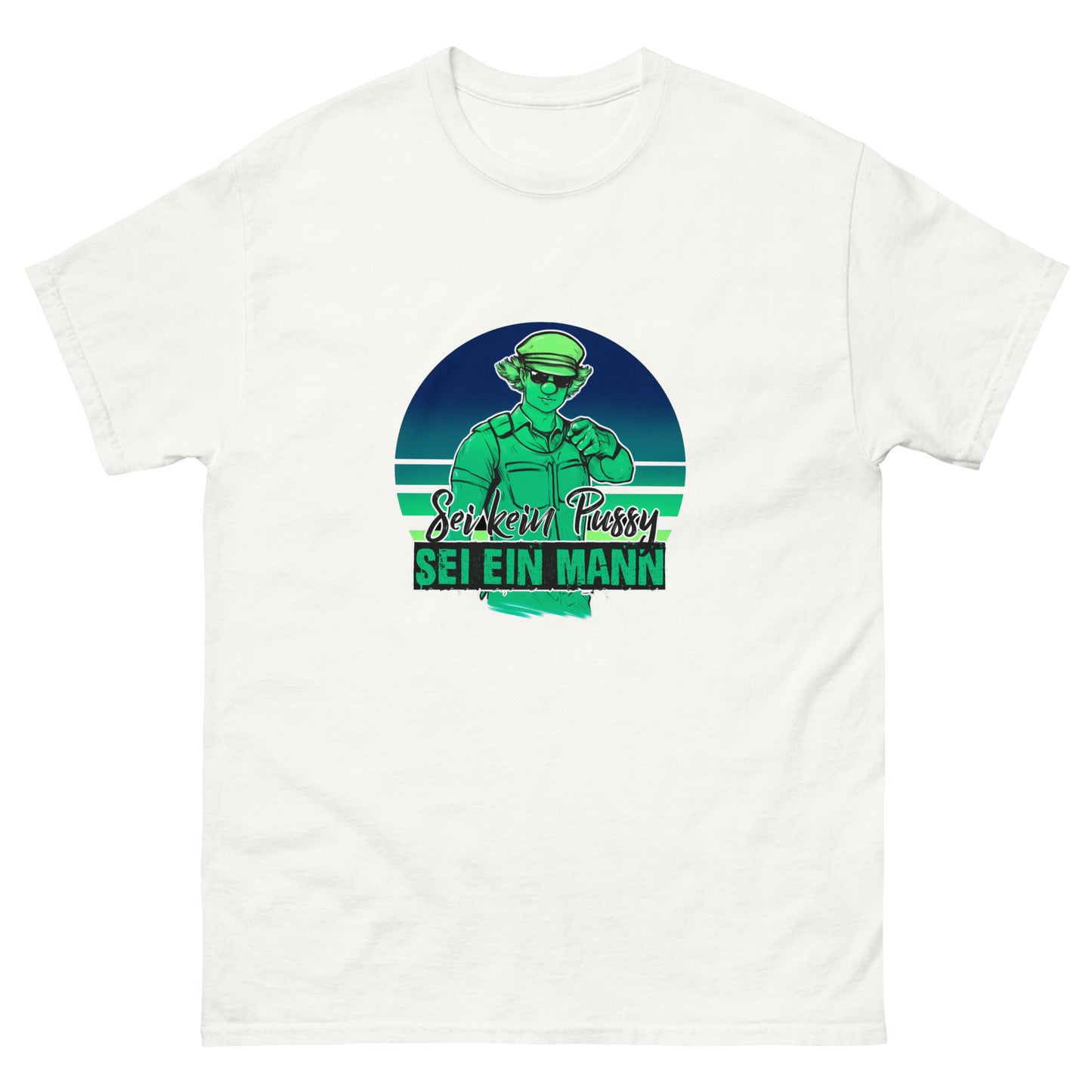 Pussypolizei T-Shirt [Grüner Print]