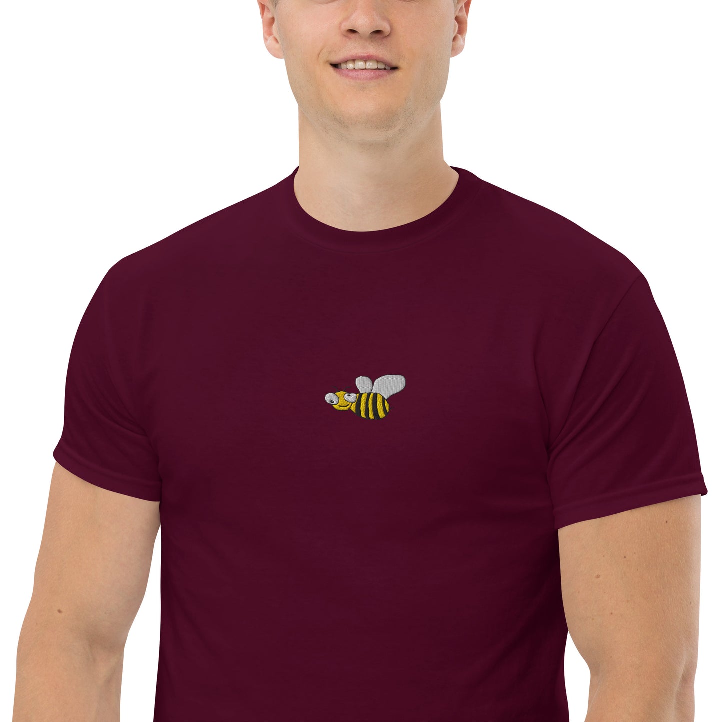 Honeycomb - Bee Embroidery - T-Shirt