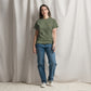 Honeycomb - Bee Embroidery [Chest] - T-Shirt