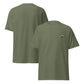Honeycomb - Bee Embroidery [Chest] - T-Shirt