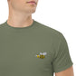 Honeycomb - Bee Embroidery [Chest] - T-Shirt