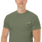 Honeycomb - Bee Embroidery [Chest] - T-Shirt